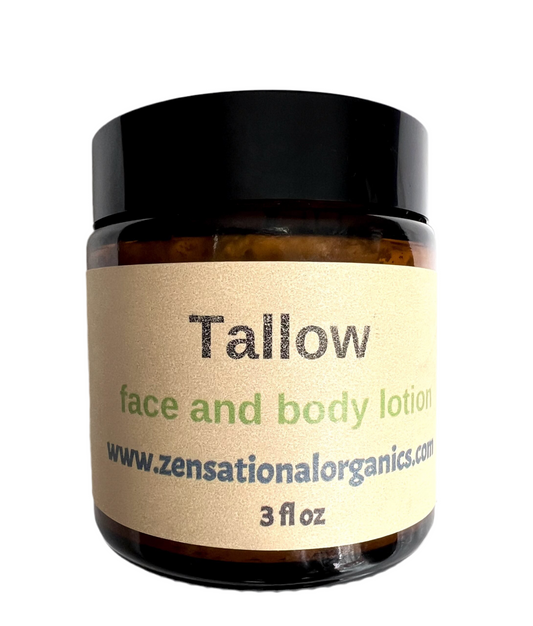 Tallow face and body Lotion- Lemongrass and Frankincense
