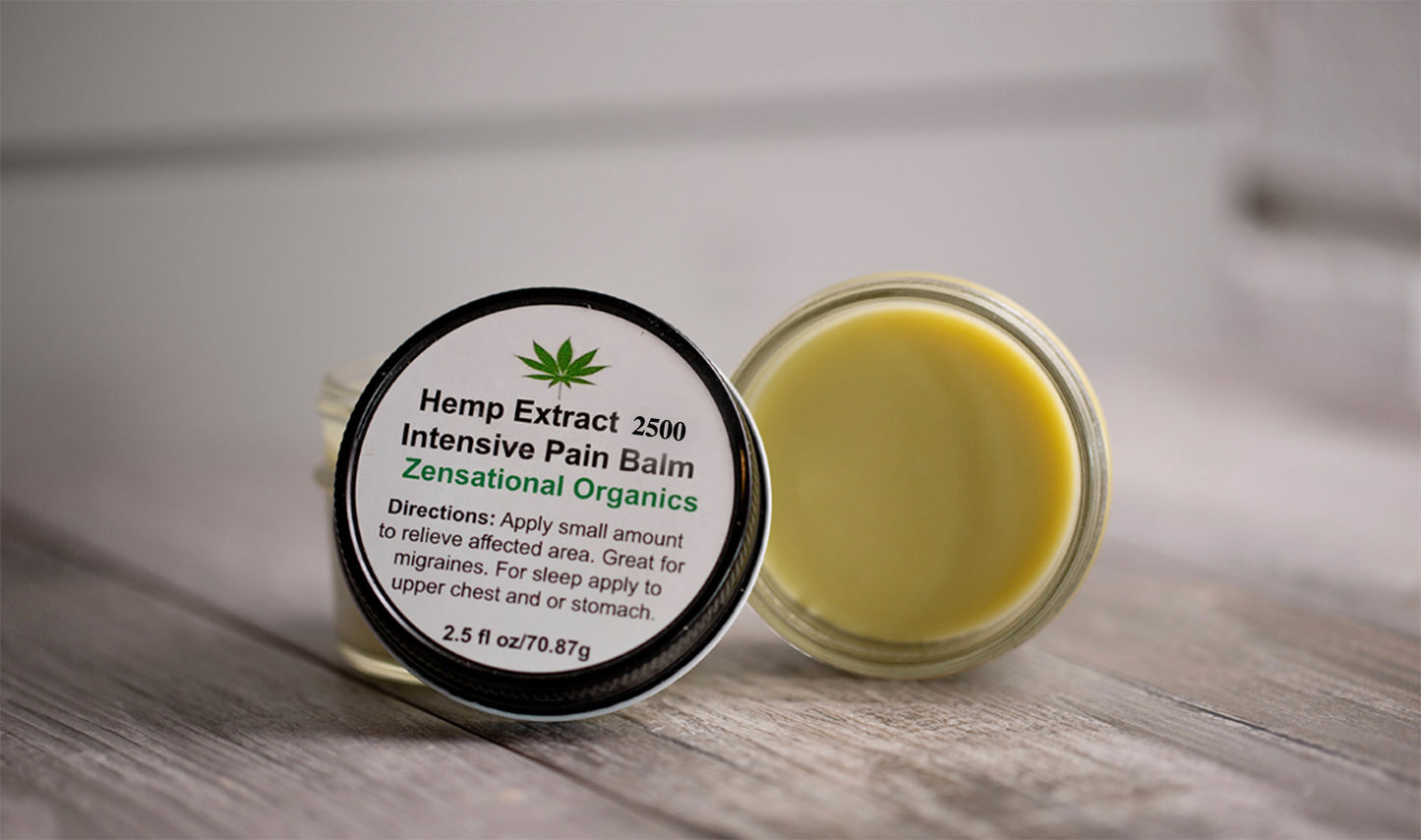 2500mg INTENSE Hemp Pain Balm image 0