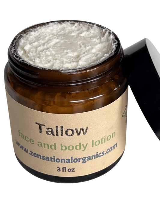 Tallow face and body Lotion- Lemongrass and Frankincense
