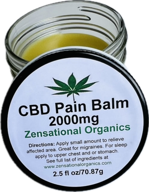 2000mg INTENSE Hemp Pain Balm image 0